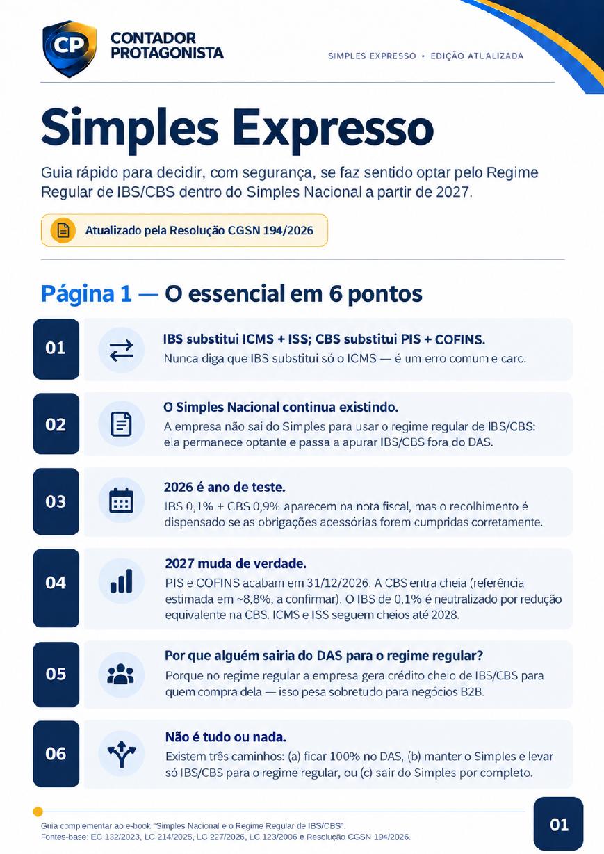 Página 1 do Simples Expresso